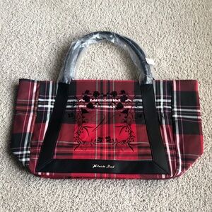 VICTORIA’S SECRET PLAID TOTE BAG